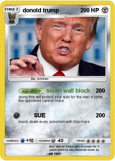 Pokemon donold trump