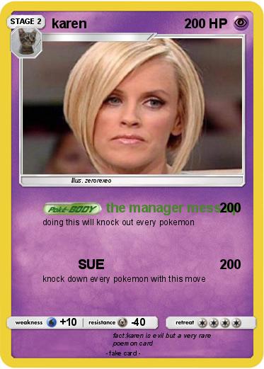 Pokemon karen