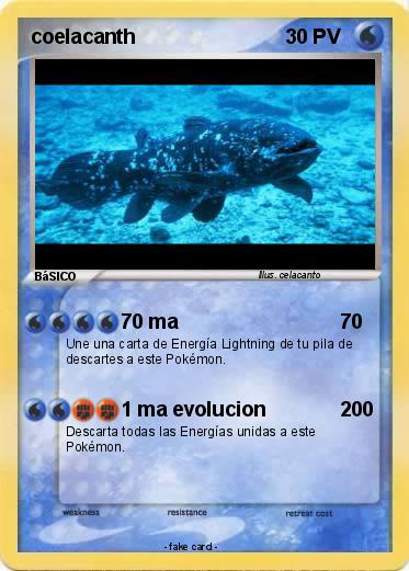 Pokemon coelacanth