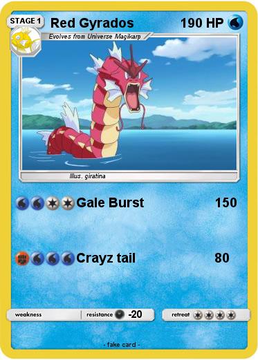 Pokemon Red Gyrados