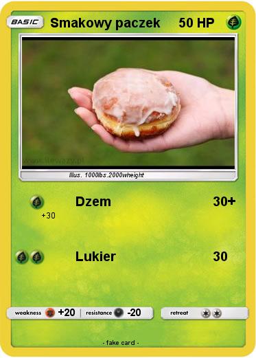 Pokemon Smakowy paczek