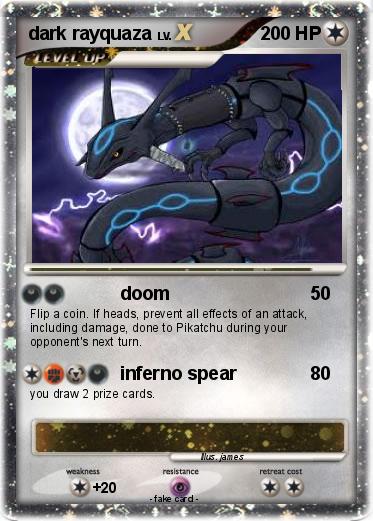 Pokemon dark rayquaza