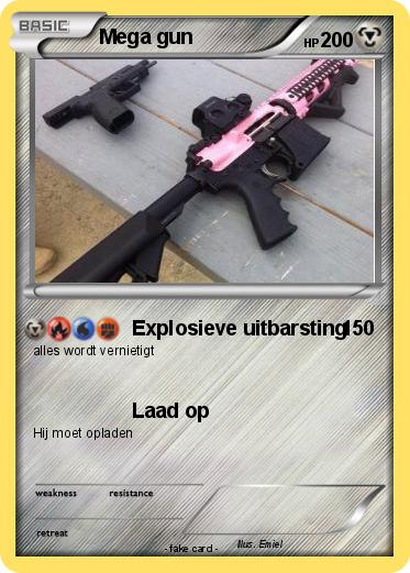 Pokemon Mega gun