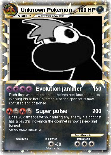 Pokemon Unknown Pokemon