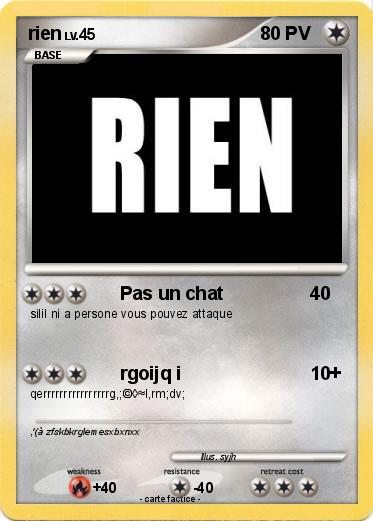 Pokemon rien