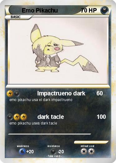 Pokemon Emo Pikachu