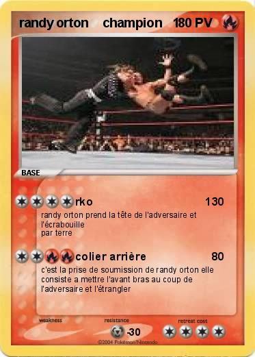 Pokemon randy orton    champion   1