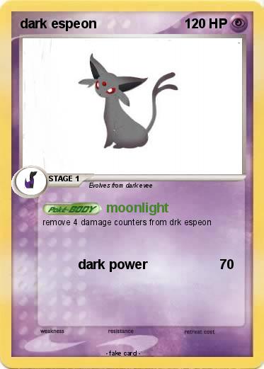 Pokemon dark espeon