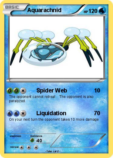 Pokemon Aquarachnid