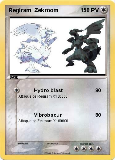 Pokemon Regiram  Zekroom  