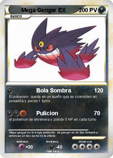 Pokemon Mega Gengar EX