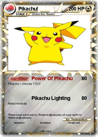 Pokemon Pikachu!