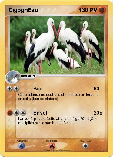 Pokemon CigognEau