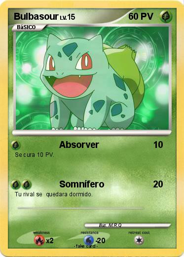 Pokemon Bulbasour