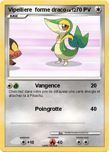 Pokemon Vipelliere  forme draco