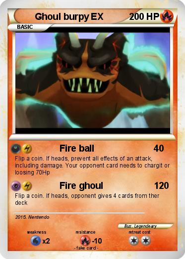 Pokemon Ghoul burpy EX