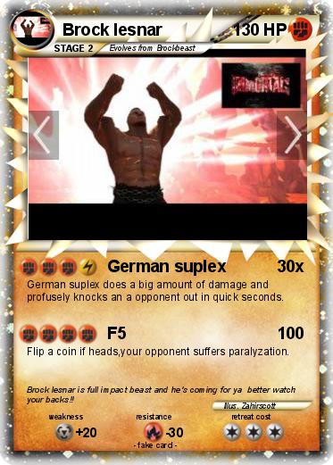 Pokemon Brock lesnar