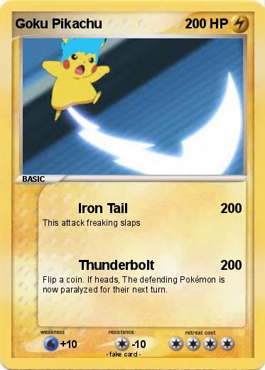 Pokemon Goku Pikachu