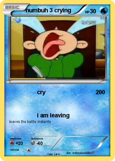 Pokemon numbuh 3 crying