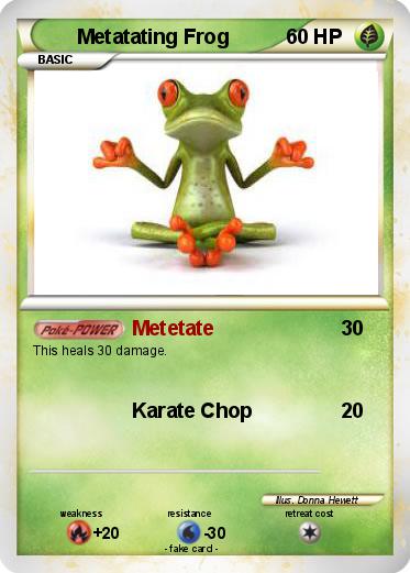 Pokemon Metatating Frog