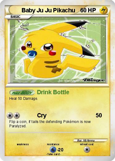 Pokemon Baby Ju Ju Pikachu