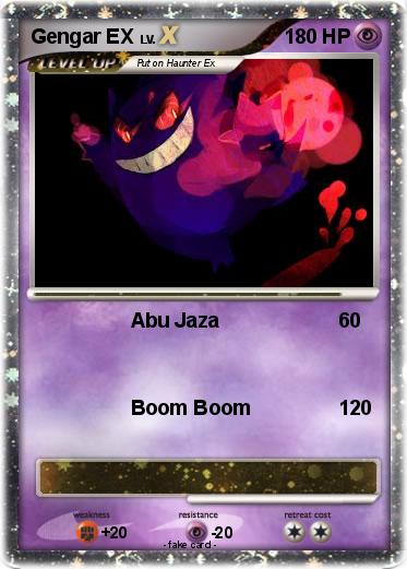 Pokemon Gengar EX