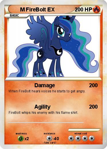 Pokemon M FireBolt EX