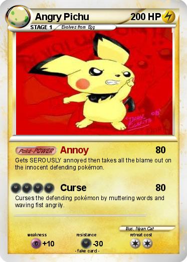 Pokemon Angry Pichu