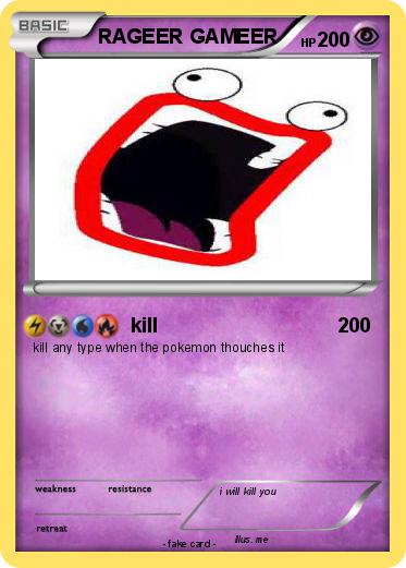 Pokemon RAGEER GAMEER