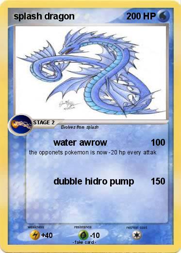 Pokemon splash dragon