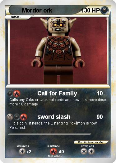 Pokemon Mordor ork