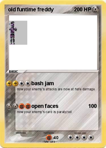 Pokemon old funtime freddy