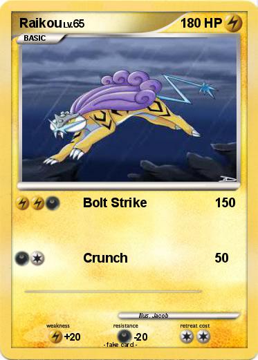 Pokemon Raikou