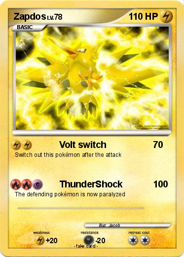 Pokemon Zapdos