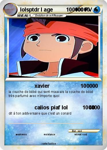 Pokemon lolsptdr l age         10000000