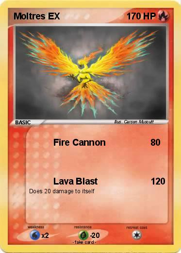 Pokemon Moltres EX