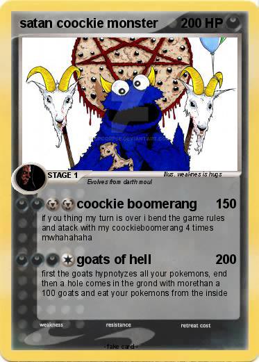 Pokemon satan coockie monster