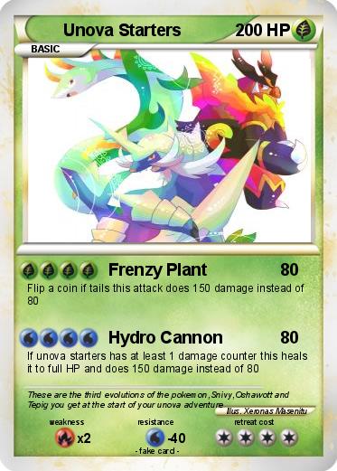 Pokemon Unova Starters
