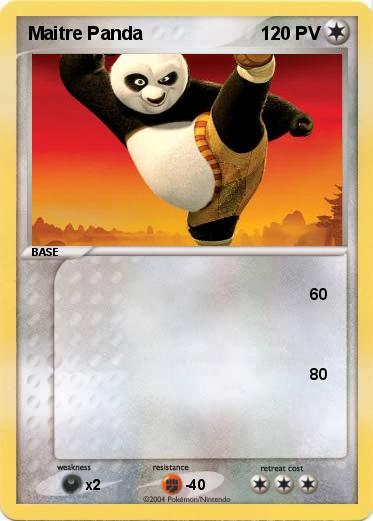 Pokemon Maitre Panda