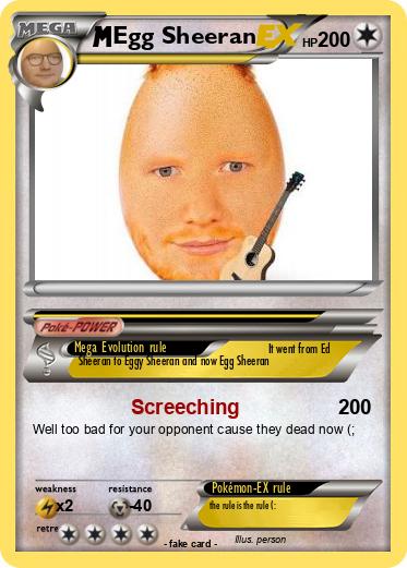 Pokemon Egg Sheeran