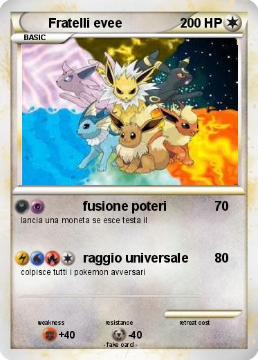 Pokemon Fratelli evee