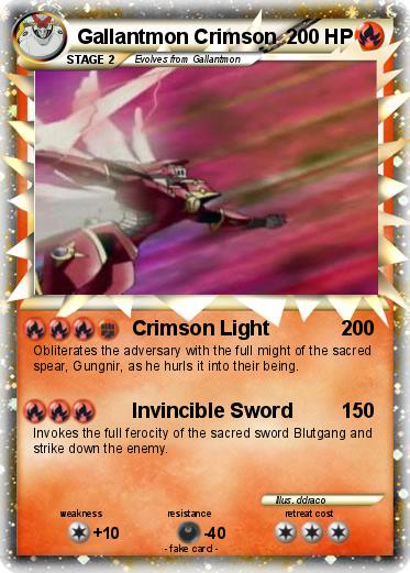 Pokemon Gallantmon Crimson