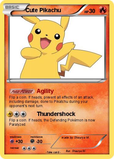 Pokemon Cute Pikachu