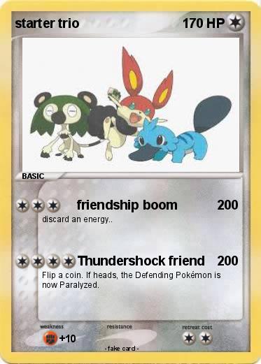 Pokemon starter trio