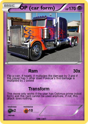 Pokemon OP (car form)