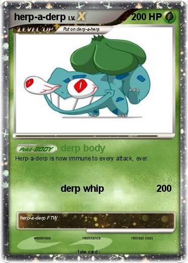 Pokemon herp-a-derp