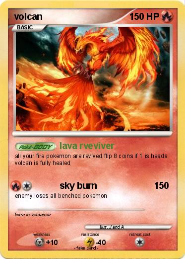 Pokemon volcan