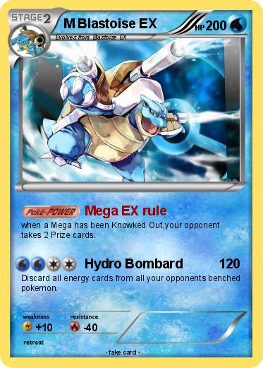 Pokemon M Blastoise EX