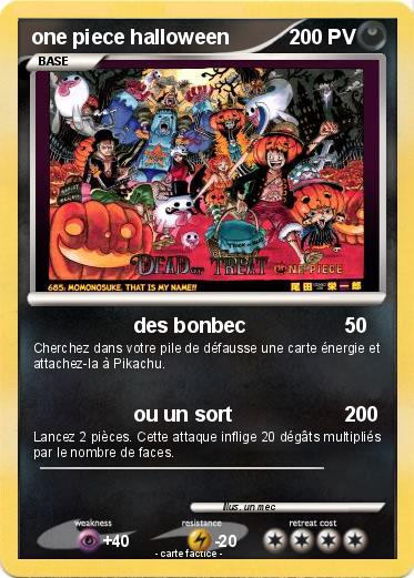 Pokemon one piece halloween