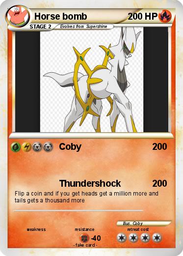 Pokemon Horse bomb